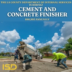 Cement and Concrete Finisher