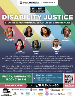 January RJLE Event flyer