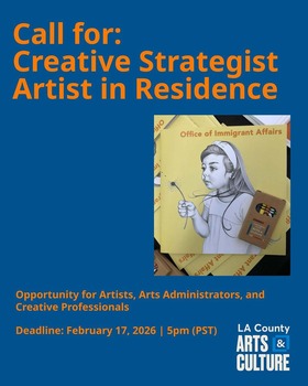 Call for: Creative Strategist Artist in Residence