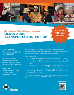 Older Adult Transportation Pop-Up