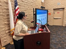 ACR staff giving Presentation