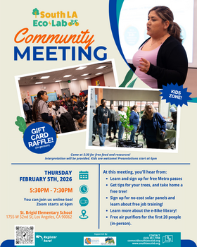 South LA Eco Lab Community Meeting