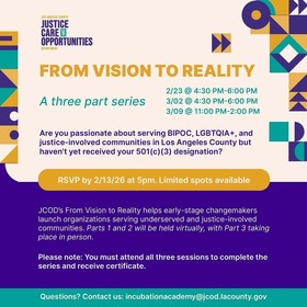 From Vision to Reality (A Three-Part Series)