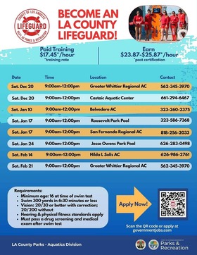 Become and LA County Lifeguard