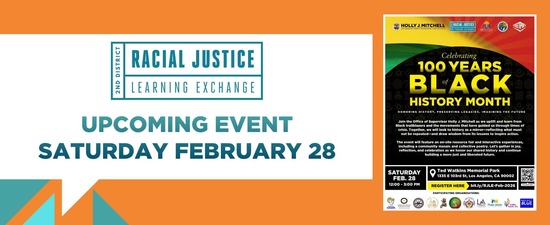 Upcoming Racial Justice Learning Exchange Event