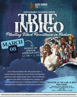 Black Women for Wellness Fashion Show Flyer