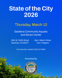 State of the City - Gardena Flyer