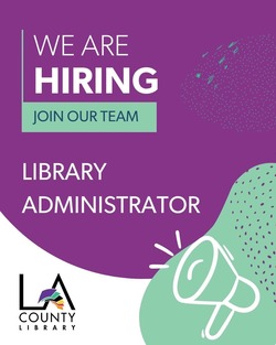 LA County Library is Hiring Flyer