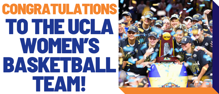Congratulations to the UCLA women's basketball team!