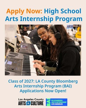 LA County Bloomberg Arts Internship Program