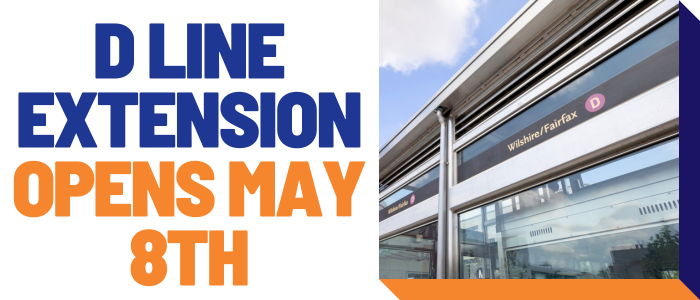 D Line extension opens May 8th