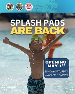 Splash Pads are back