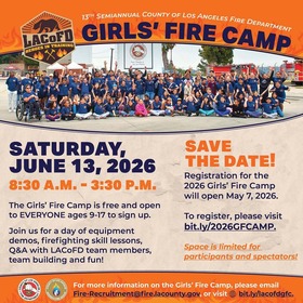 Girls Fire Camp