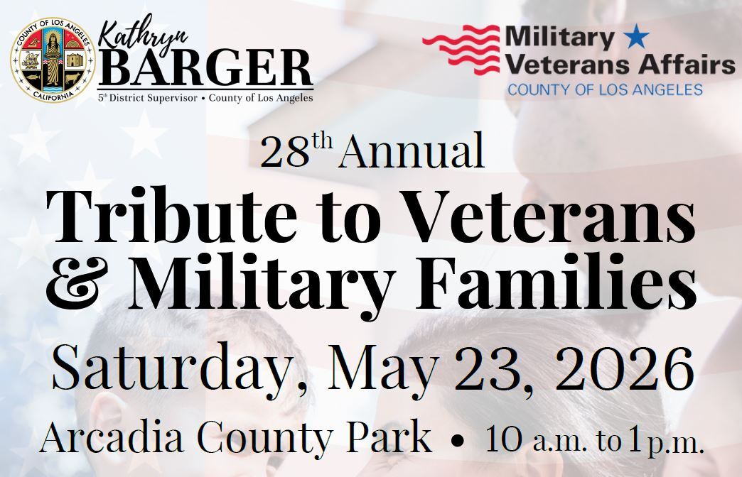 supervisor barger's tribute to veterans and military families flyer 