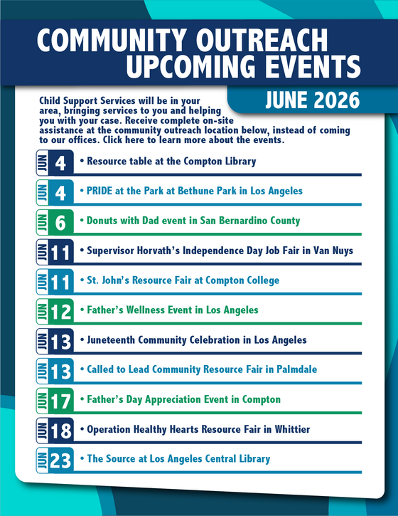 Outreach Calendar