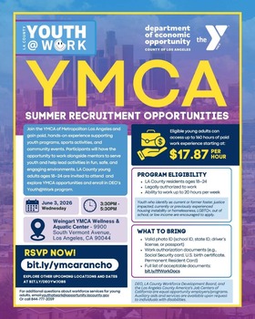 YMCA Summer Recruitment Opportunities 