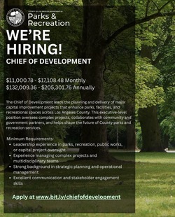 LA County Parks Jon Opportunity