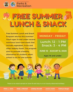 Free Summer Lunch and Snack