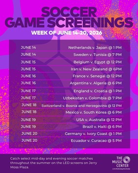 Soccer Game Screenings