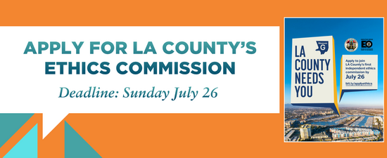 Apply for LA County's Ethics Commission