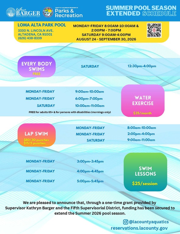 Loma Schedule