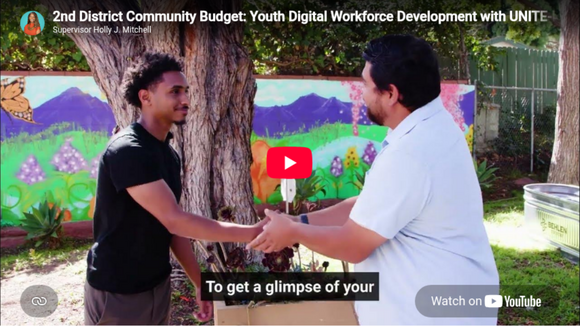 2nd District Community Budget : Workforce Development