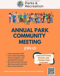 Annual Park Community Meetings 