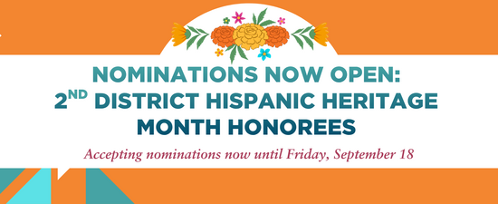 2nd District Hispanic Heritage Month Honorees