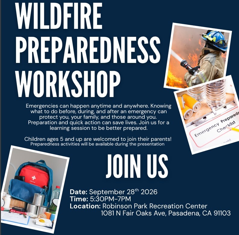 Pasadena Wildfire Preparedness