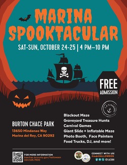 Marina del Rey Halloween Festival Flyer