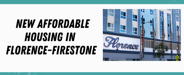 New Affordable Housing in Florence-Firestone