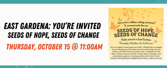 eeds of Hope, Seeds of Change Ribbon Cutting