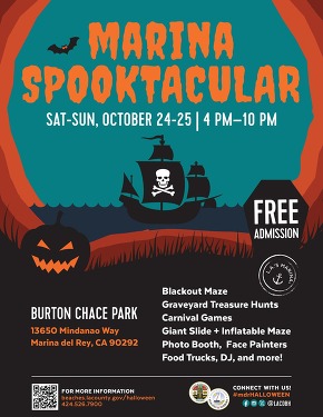 Marina del Rey Spooktacular Event Flyer