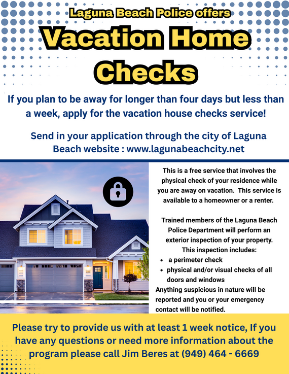 Vacation Check Flyer