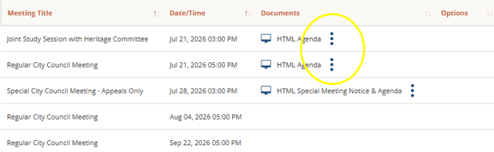 Agenda Access Image