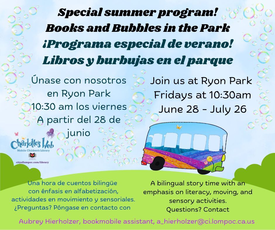 Bubbles and Books storytime