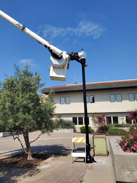 New Lompoc light pole
