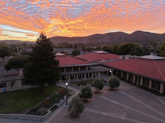 Lompoc City Hall sunrise