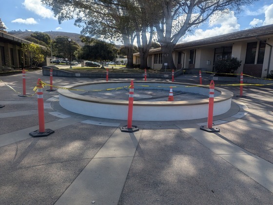 Fountain at city hall