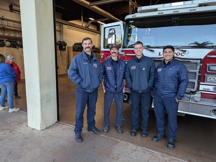 Firefighters toys for tots