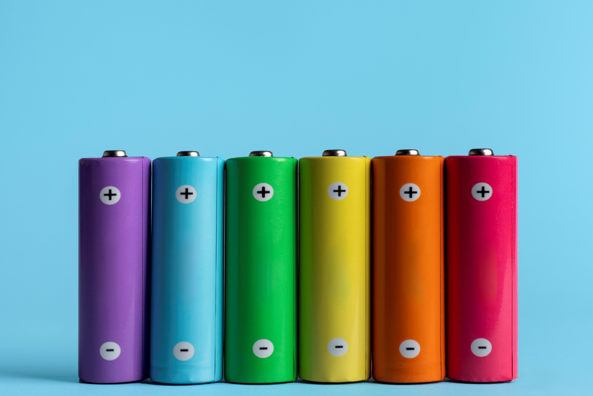 multi-color batteries