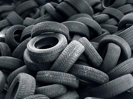 stock pile tires