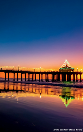 Pier Lighting and Holiday Open House (photo courtesy of Mia Young and Downtown Manhattan Beach)