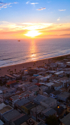 Sunset over Manhattan Beach