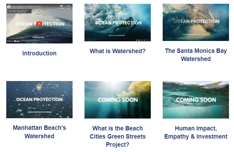 ocean protection video icons