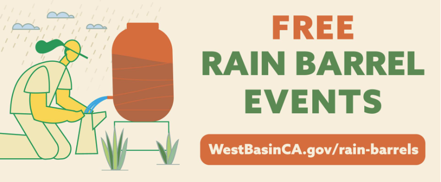 Rain barrel event graphic
