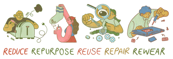 Reduce Reuse Repurpose Repair Rewear
