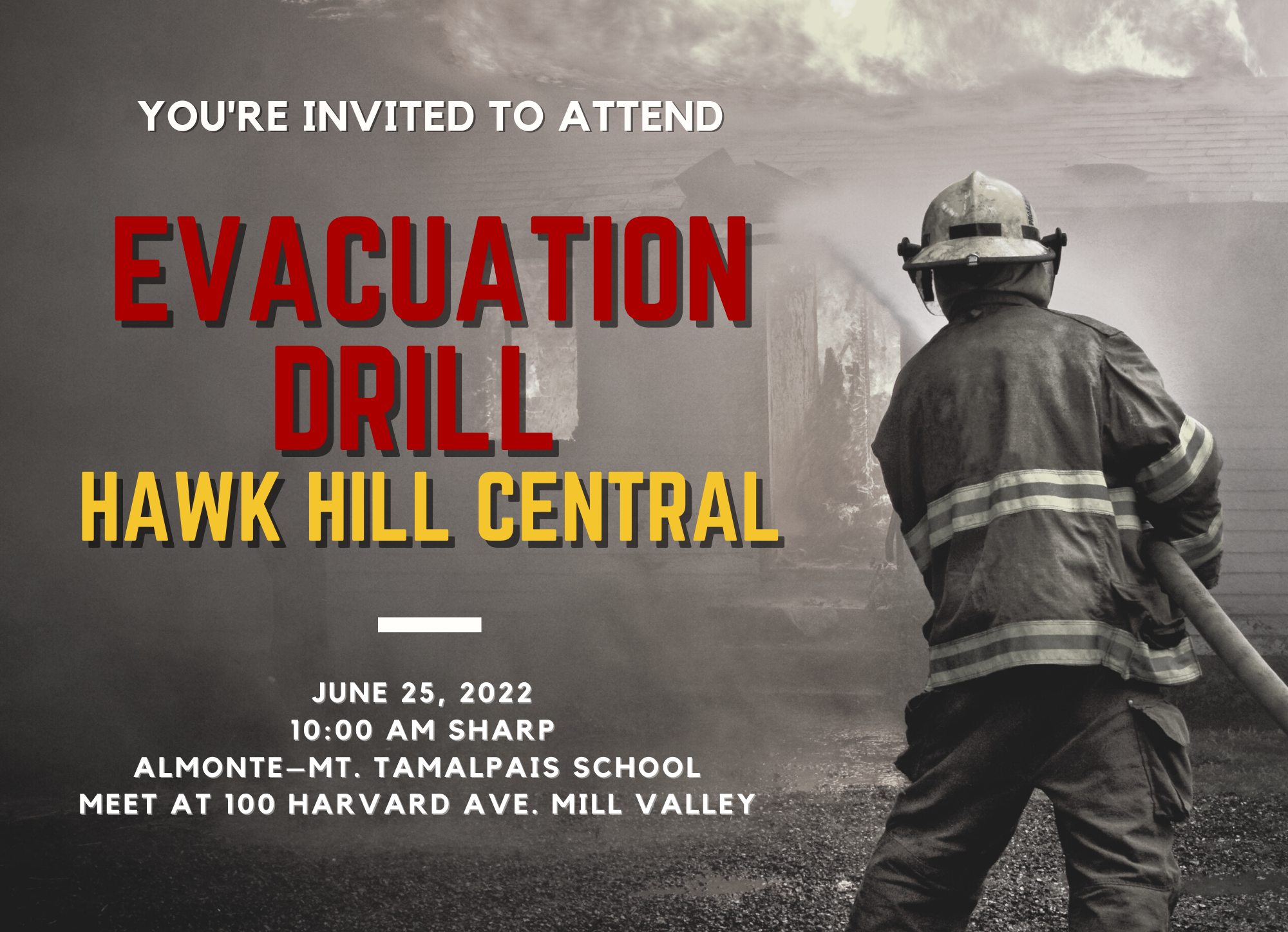 Hawk Hill Evacuation Drill
