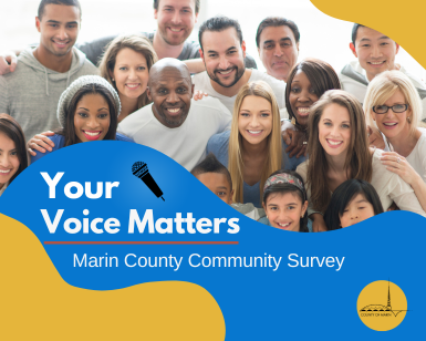 Community Survey Logo, Your Voice Matters