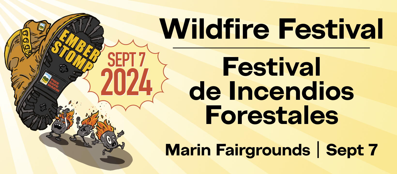 Emberstomp flyer with fire boot stomping